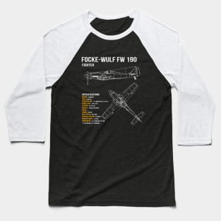 Focke Wulf Fw 190 Baseball T-Shirt